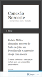 Mobile Screenshot of conexaonoroeste.wordpress.com