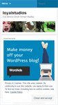 Mobile Screenshot of loyalstudios.wordpress.com