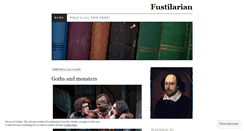 Desktop Screenshot of fustilarian.wordpress.com