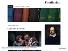 Tablet Screenshot of fustilarian.wordpress.com