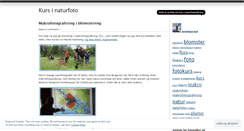 Desktop Screenshot of naturfotokurs.wordpress.com