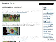 Tablet Screenshot of naturfotokurs.wordpress.com