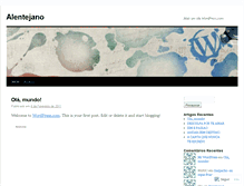 Tablet Screenshot of alentejano62.wordpress.com