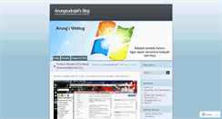 Desktop Screenshot of anungsudrajat.wordpress.com