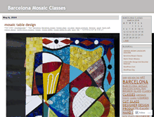 Tablet Screenshot of barcelonamosaicclasses.wordpress.com