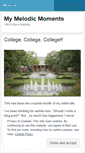 Mobile Screenshot of mymelodicmoments.wordpress.com