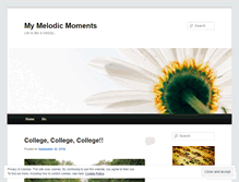 Tablet Screenshot of mymelodicmoments.wordpress.com