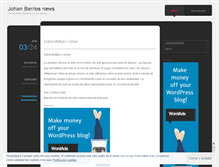 Tablet Screenshot of johanbarrios.wordpress.com