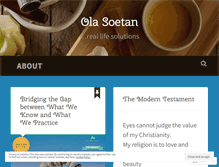 Tablet Screenshot of olasoetan.wordpress.com