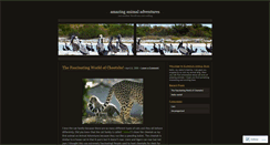 Desktop Screenshot of animaladventures.wordpress.com