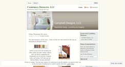Desktop Screenshot of campbelldesignsllc.wordpress.com