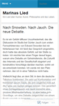 Mobile Screenshot of marinaslied.wordpress.com