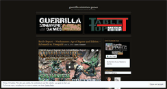 Desktop Screenshot of guerrillaminiaturegames.wordpress.com