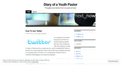 Desktop Screenshot of marktheyouthguy.wordpress.com