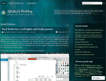 Tablet Screenshot of ajb2k3.wordpress.com