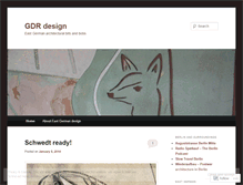 Tablet Screenshot of gdrdesign.wordpress.com