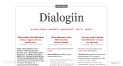 Desktop Screenshot of dialogiin.wordpress.com