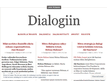 Tablet Screenshot of dialogiin.wordpress.com