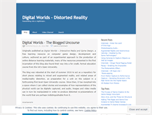 Tablet Screenshot of digitalworlds.wordpress.com