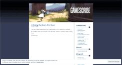 Desktop Screenshot of gamescribe.wordpress.com