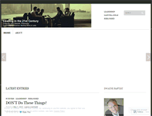 Tablet Screenshot of leading21.wordpress.com