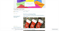 Desktop Screenshot of greetingcardguru.wordpress.com