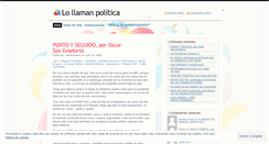 Desktop Screenshot of lollamanpolitica.wordpress.com