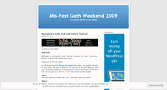 Desktop Screenshot of misfest.wordpress.com