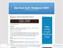 Tablet Screenshot of misfest.wordpress.com