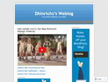 Tablet Screenshot of dhinrichs.wordpress.com