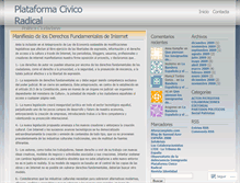 Tablet Screenshot of civico.wordpress.com