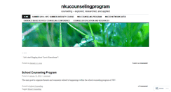 Desktop Screenshot of nkucounselingprogram.wordpress.com