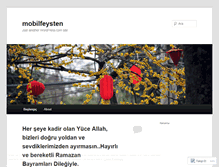 Tablet Screenshot of mobilfeysten.wordpress.com