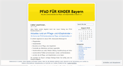 Desktop Screenshot of pfadbayern.wordpress.com