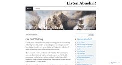 Desktop Screenshot of abushri.wordpress.com