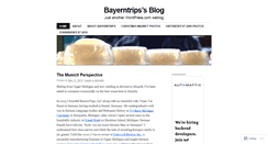 Desktop Screenshot of bayerntrips.wordpress.com