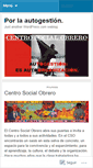 Mobile Screenshot of centrosocialobrero.wordpress.com