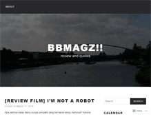 Tablet Screenshot of bbmagz.wordpress.com