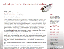 Tablet Screenshot of educationshimla.wordpress.com