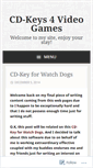 Mobile Screenshot of cdkeys4videogames.wordpress.com