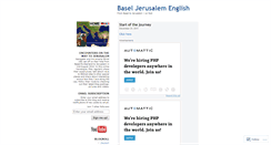 Desktop Screenshot of baseljerusalemenglish.wordpress.com