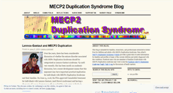 Desktop Screenshot of mecp2.wordpress.com