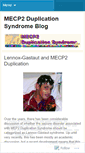 Mobile Screenshot of mecp2.wordpress.com