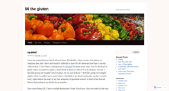 Desktop Screenshot of 86thegluten.wordpress.com