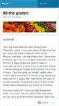 Mobile Screenshot of 86thegluten.wordpress.com