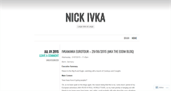 Desktop Screenshot of nickivka.wordpress.com