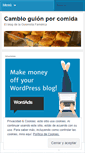 Mobile Screenshot of guionporcomida.wordpress.com