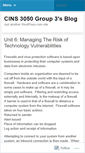 Mobile Screenshot of cins3050group3.wordpress.com