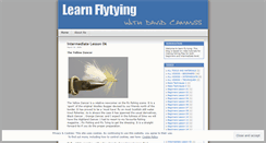 Desktop Screenshot of learnflytying.wordpress.com