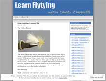Tablet Screenshot of learnflytying.wordpress.com